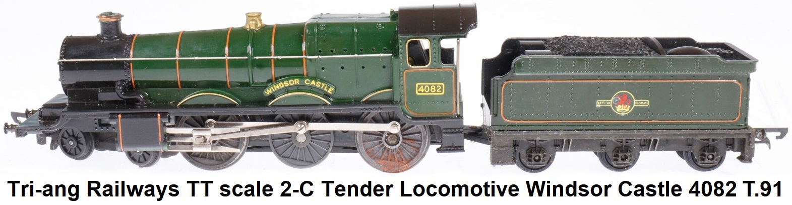 Tri-ang TT scale 2-C Tender Locomotive Windsor Castle #4082 T.91