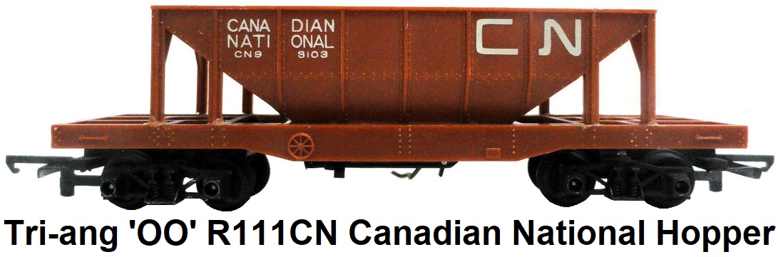Tri-ang Railways 'OO' gauge R111CN Canadian National Hopper