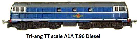 Tri-ang Railways TT scale A1A T.96 Diesel