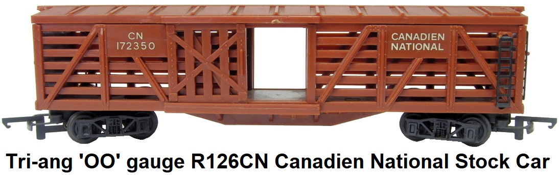 Tri-ang Railways 'OO' gauge R126CN Canadien National Stock Car