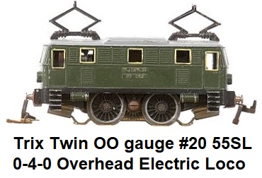 Trix Twin #20 55SL 0-4-0 Overhead Electric