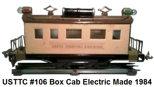 USTTC #106 Terminal Railroad Box Cab Electric
