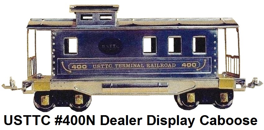 USTTC #400N Nickel Plated Special caboose for dealer display made 1977