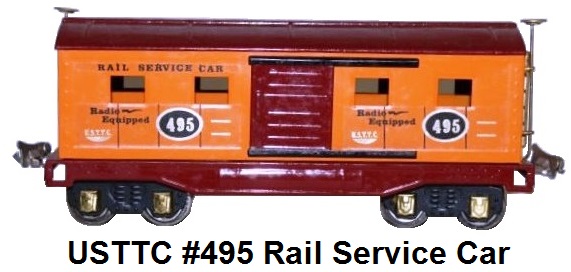 USTTC #495 Rail Service car made 1977