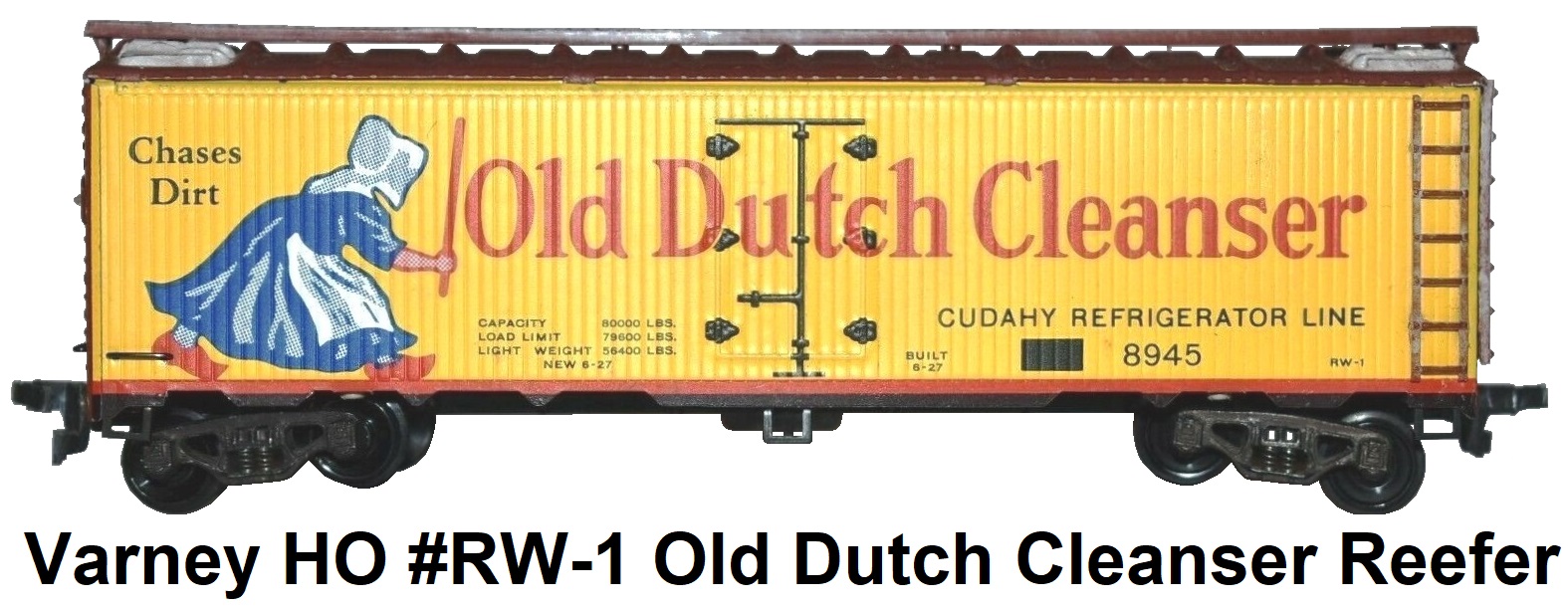 Varney HO #RW-1 Old Dutch Cleanser Woodside Billboard Reefer