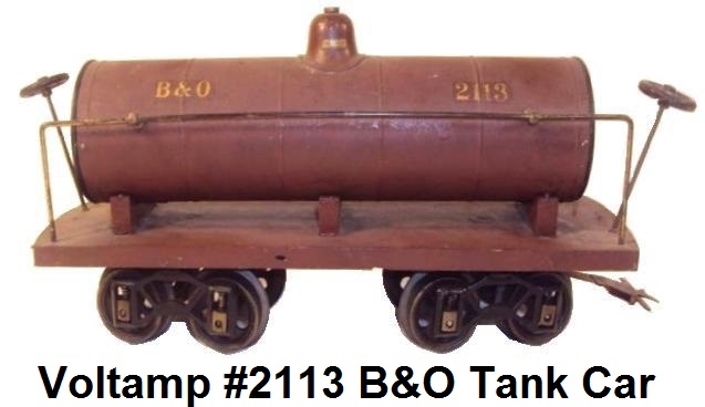 Voltamp 2 inch gauge #2113 B&O tank car