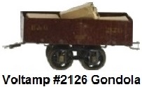 Voltamp 2 inch gauge #2126 gondola