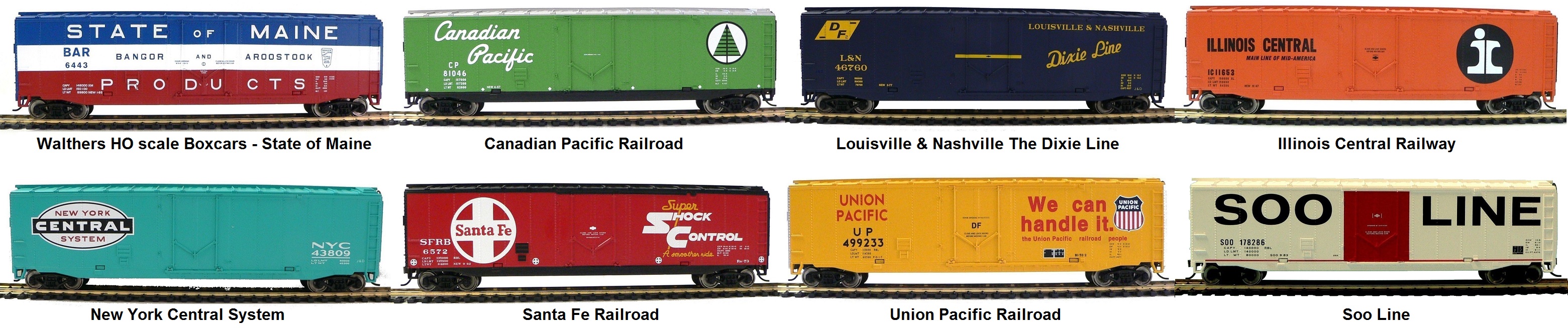 Walther's HO scale boxcars