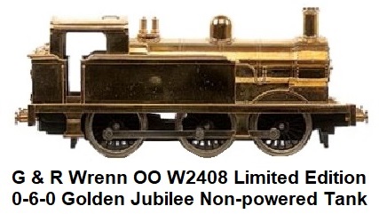 G & R Wrenn Railways OO/HO gauge W2408 Limited Edition 0-6-0 Golden Jubilee Tank Non-powered Locomotive