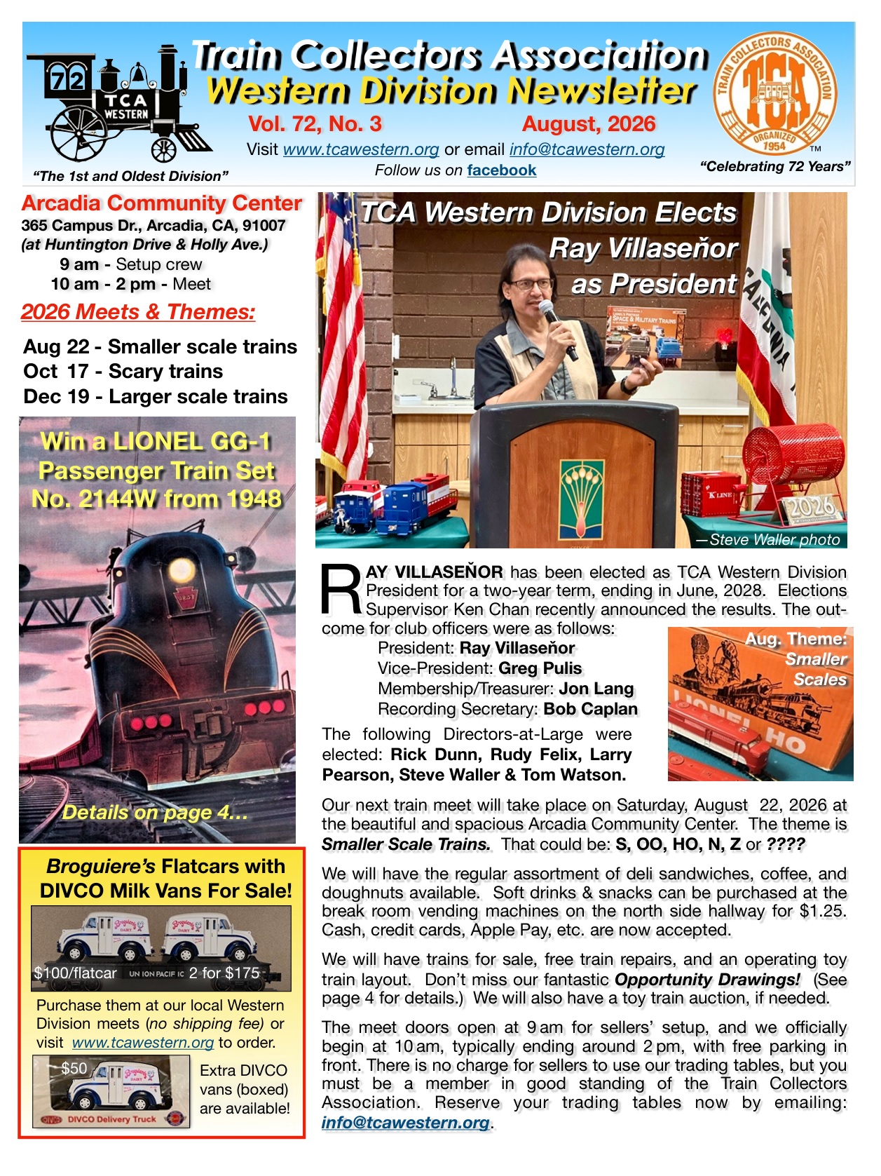 August 2026 Newsletter