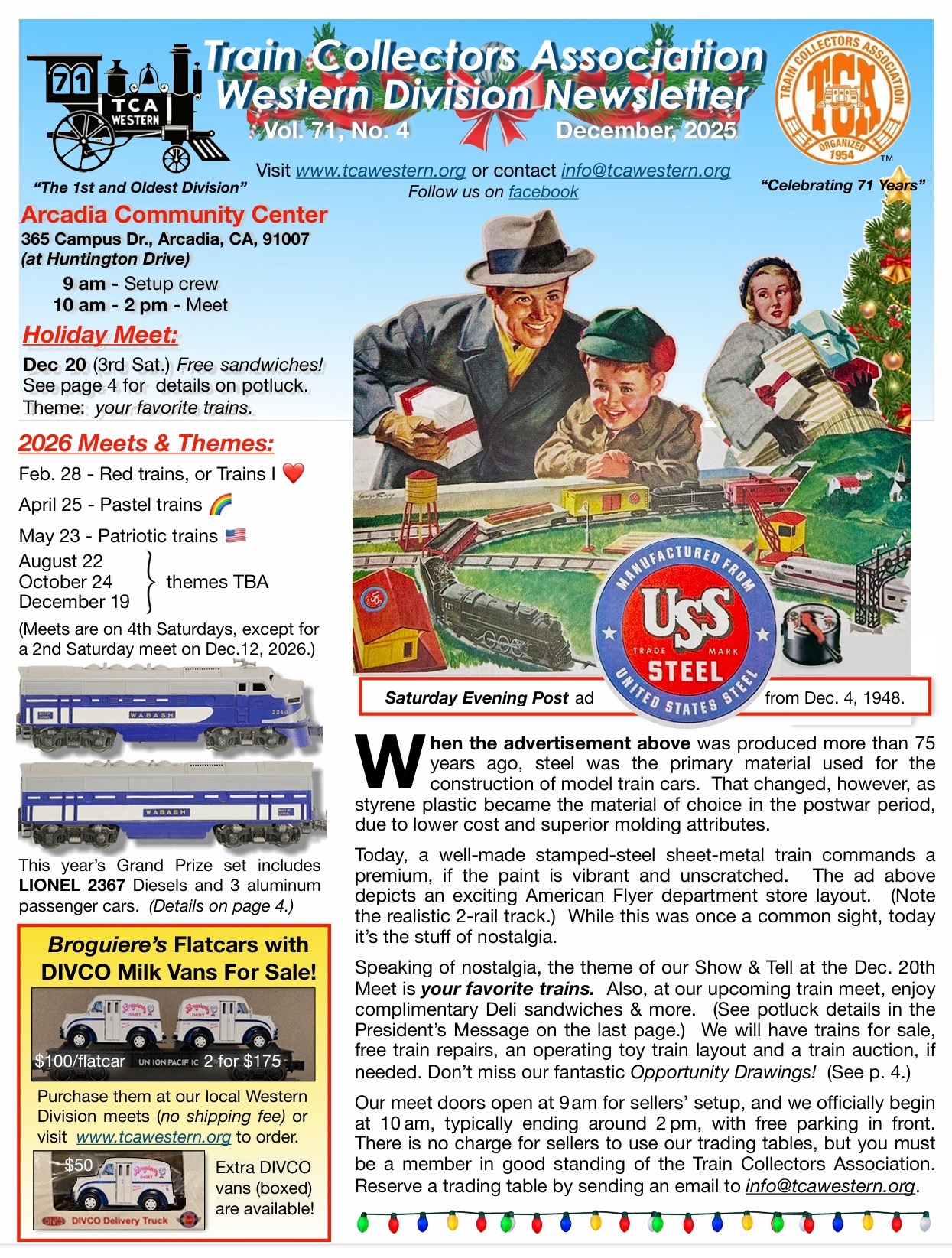 December 2025 Newsletter