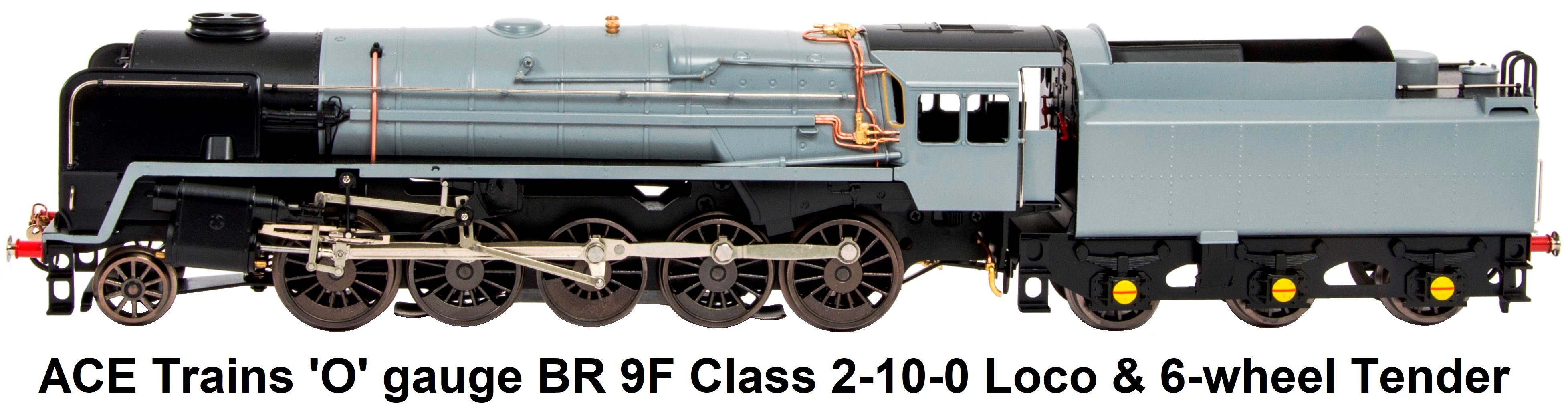 ACE Trains 'O' gauge 2/3-rail Electric BR 9F Class 2-10-0 Locomotive and Tender, ref E/28 (model J1)
