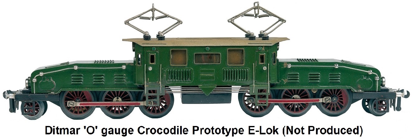 Ditmar 'O' gauge Crocodile Prototype E-Lok (Not Produced)