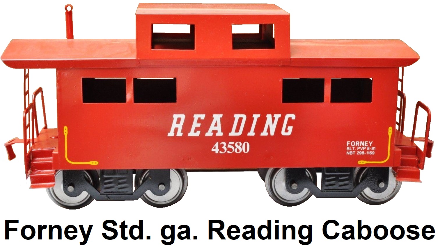 Forney Standard gauge Reading caboose