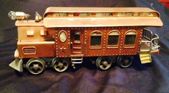 Grammes Standard gauge Copper Loco/Combo car circa 1920