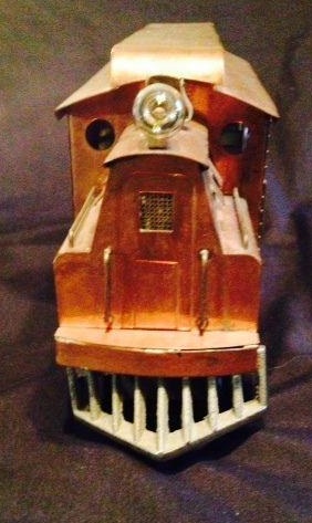 Grammes Standard gauge Copper locomotive/Combo car circa 1920