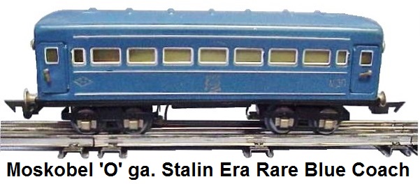 Moskobel Stalin era Rare blue-painted Coach (early version with MEP) USSR