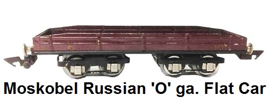 Moskobel Soviet 'O' gauge flat car